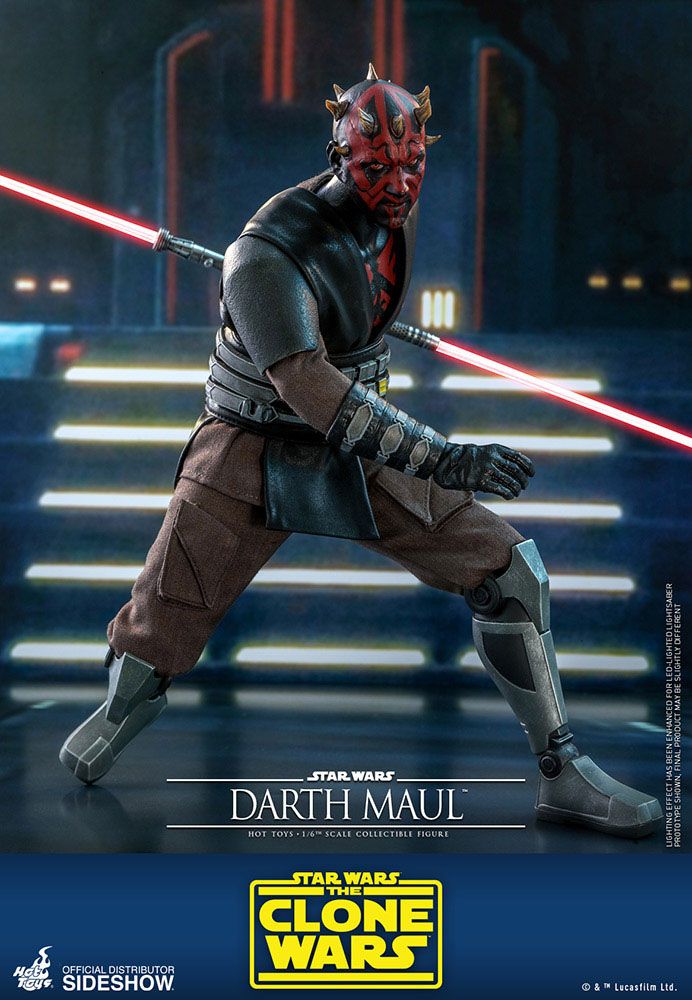 Hot Toys Star Wars The Clone Wars Actionfigur 1/6 Darth Maul 29 cm