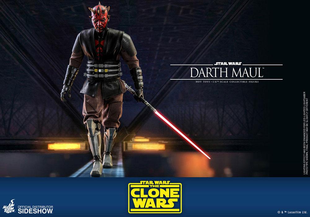 Hot Toys Star Wars The Clone Wars Actionfigur 1/6 Darth Maul 29 cm
