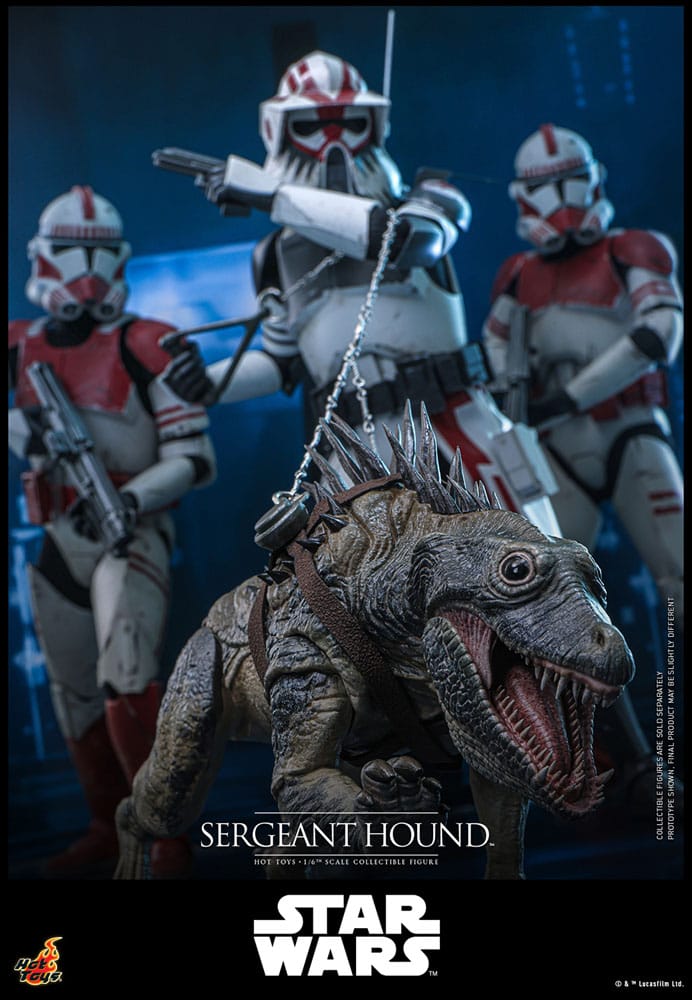 Hot Toys Star Wars: The Clone Wars Actionfigur 1/6 Sergeant Hound 30 cm