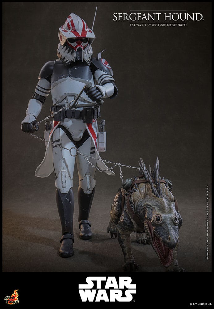Hot Toys Star Wars: The Clone Wars Actionfigur 1/6 Sergeant Hound 30 cm