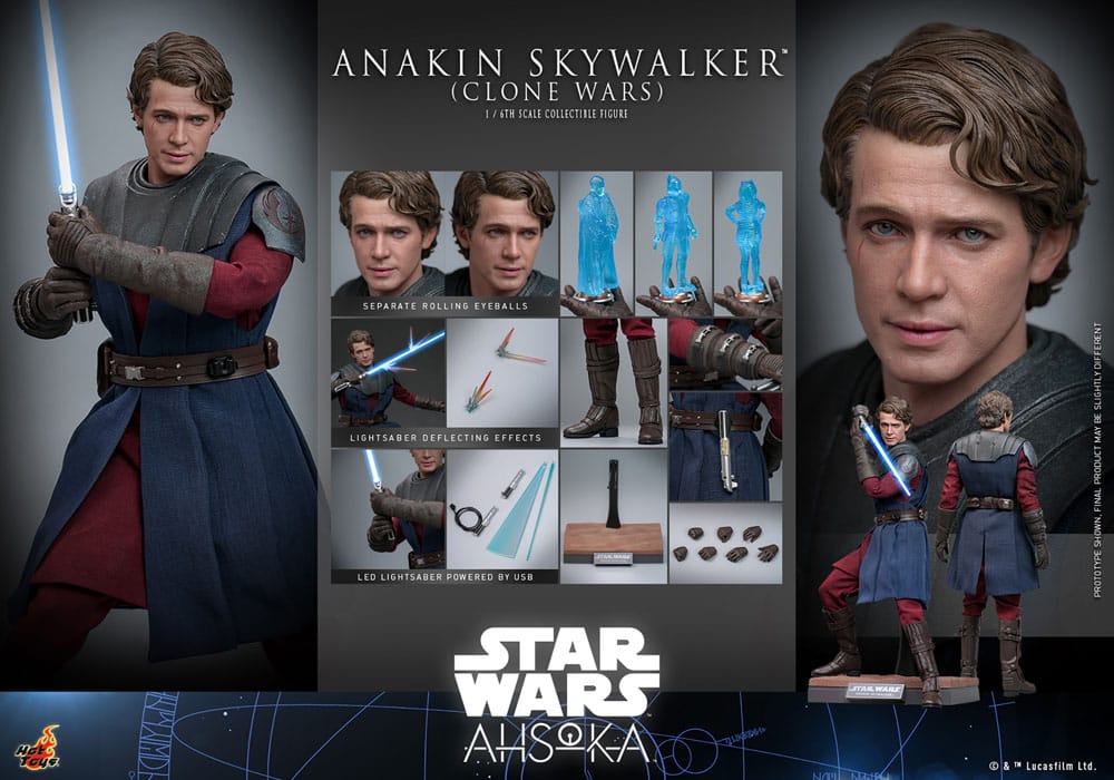 Hot Toys Star Wars The Clone Wars Anakin Skywalker 1/6 Actionfigur