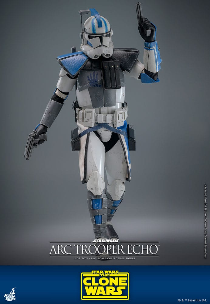 Hot Toys Star Wars The Clone Wars Arc Trooper Echo 1/6 Actionfigur