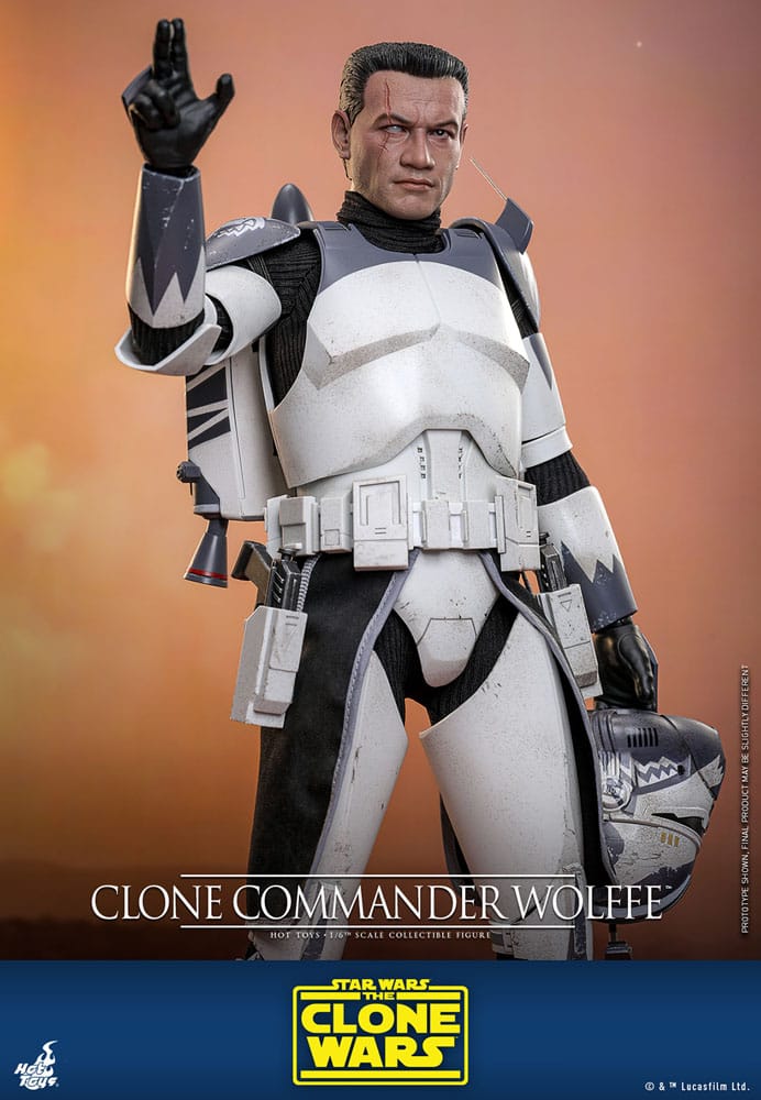 Hot Toys Star Wars The Clone Wars Clone Commander Wolffe 1/6 Actionfigur