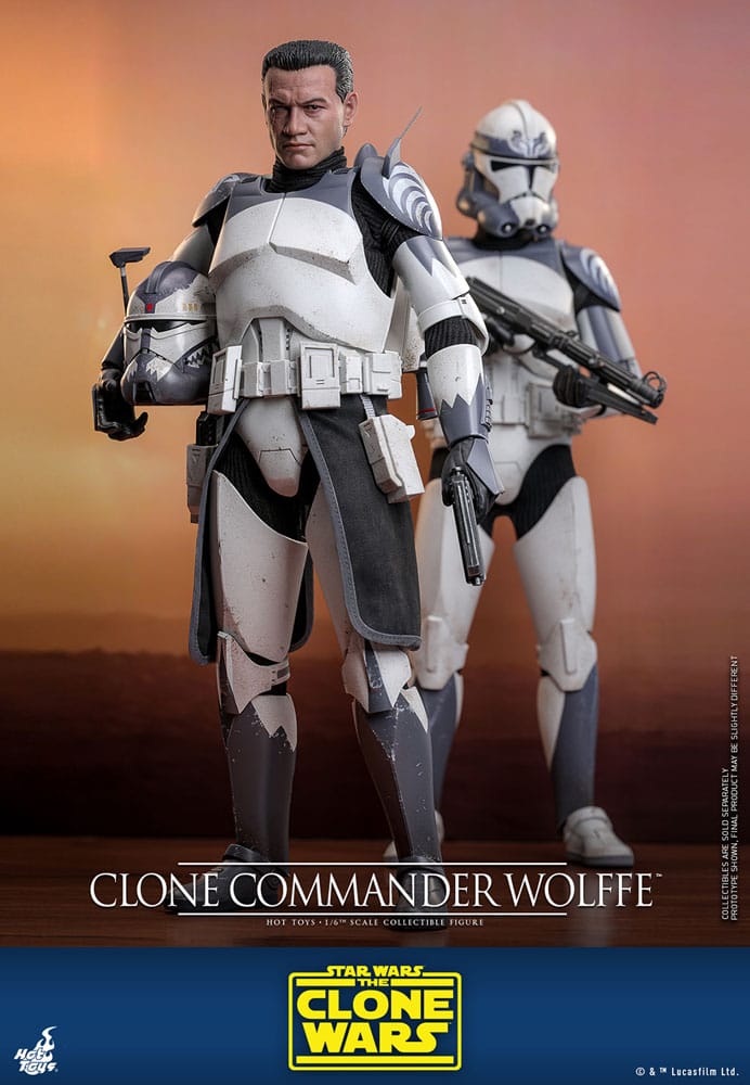 Hot Toys Star Wars The Clone Wars Clone Commander Wolffe 1/6 Actionfigur
