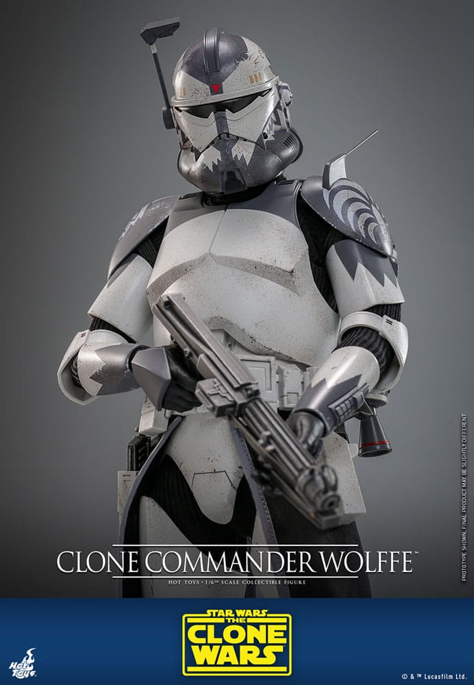 Hot Toys Star Wars The Clone Wars Clone Commander Wolffe 1/6 Actionfigur