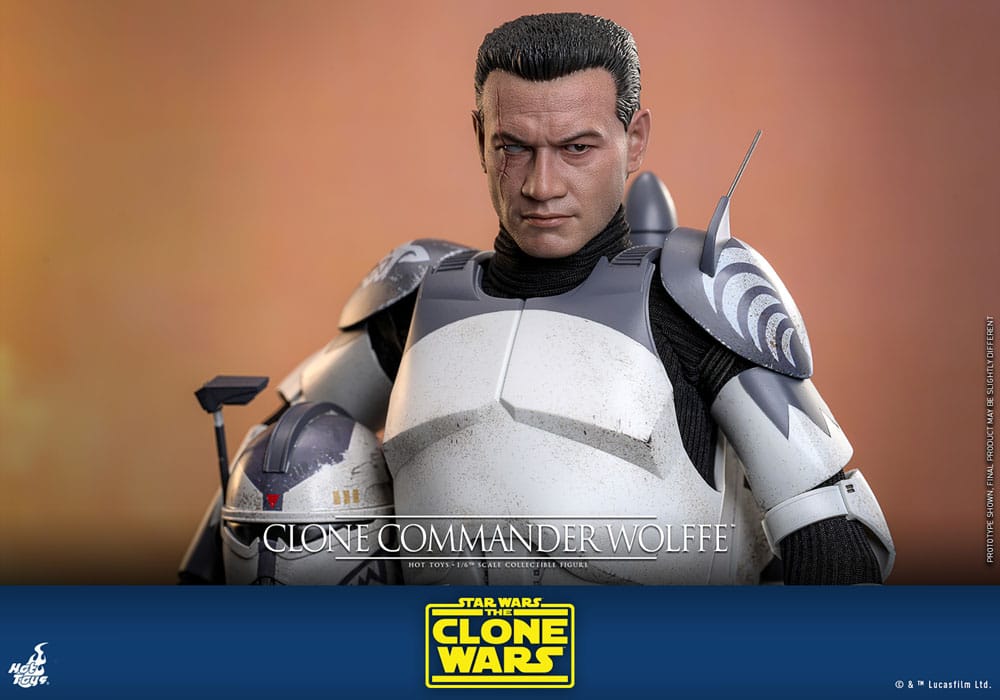 Hot Toys Star Wars The Clone Wars Clone Commander Wolffe 1/6 Actionfigur