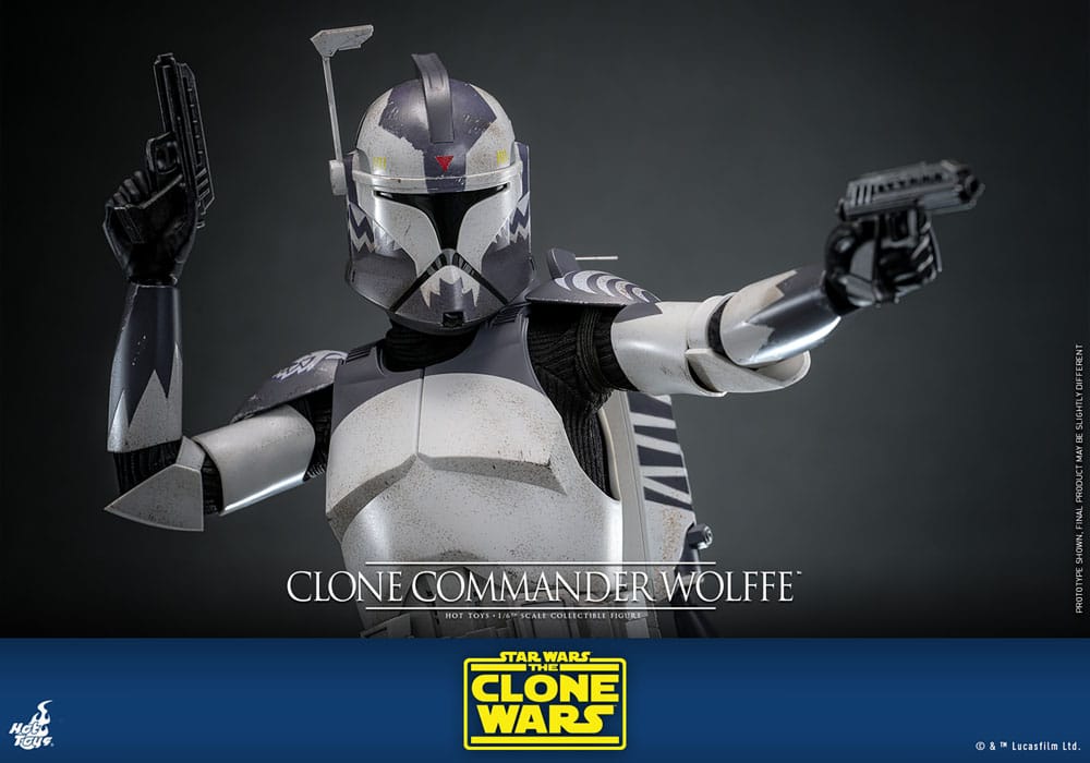 Hot Toys Star Wars The Clone Wars Clone Commander Wolffe 1/6 Actionfigur