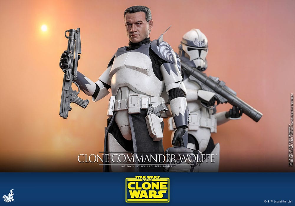 Hot Toys Star Wars The Clone Wars Clone Commander Wolffe 1/6 Actionfigur
