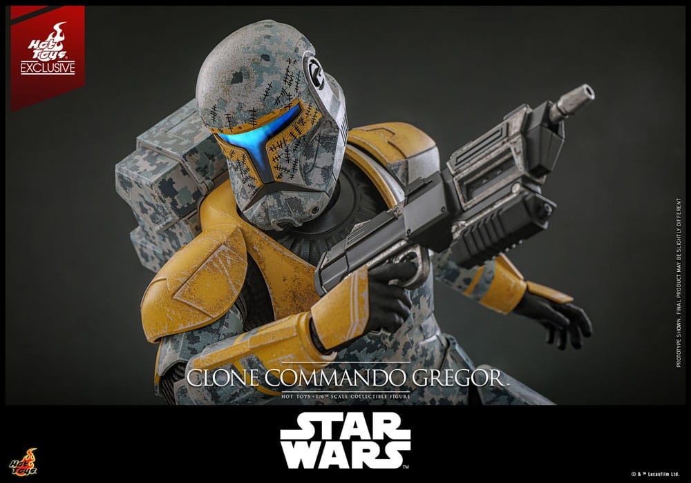 Hot Toys Star Wars The Clone Wars Clone Commando Gregor Exclusive 1/6 Actionfigur