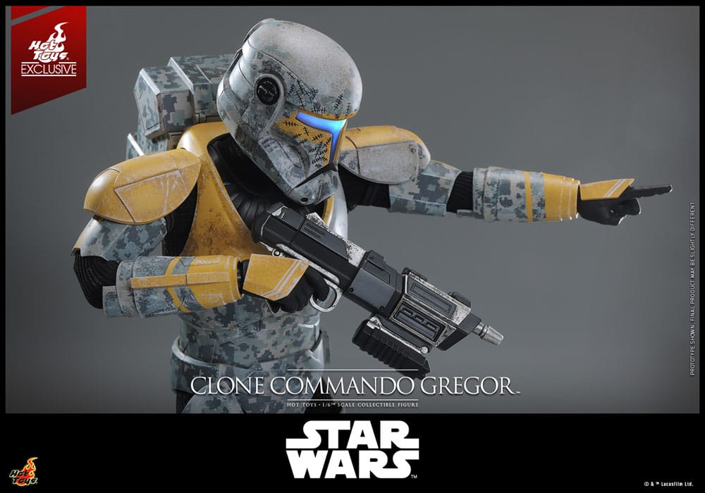 Hot Toys Star Wars The Clone Wars Clone Commando Gregor Exclusive 1/6 Actionfigur