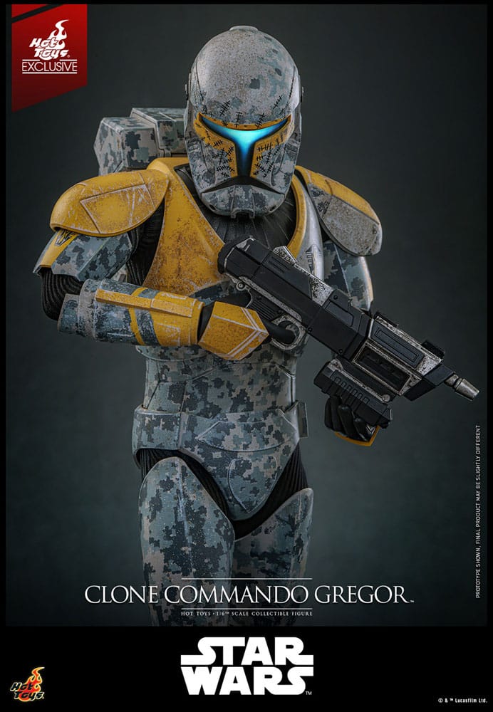 Hot Toys Star Wars The Clone Wars Clone Commando Gregor Exclusive 1/6 Actionfigur