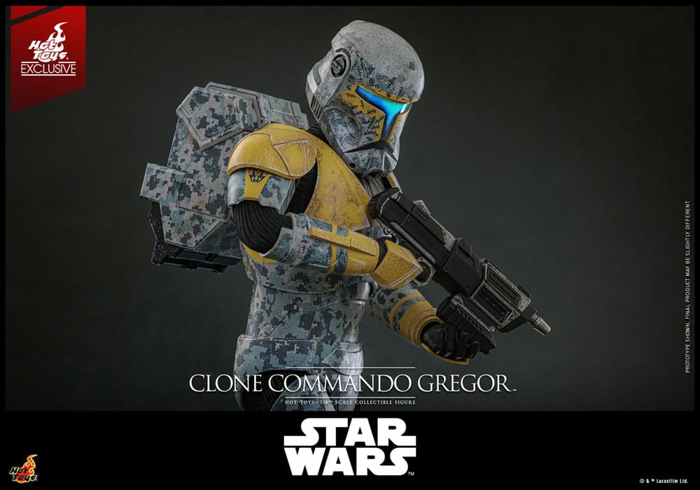 Hot Toys Star Wars The Clone Wars Clone Commando Gregor Exclusive 1/6 Actionfigur