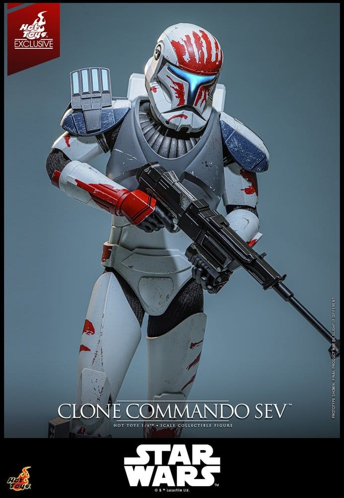 Hot Toys Star Wars The Clone Wars Clone Commando Sev (Hot Toys Exclusive) 1/6 Actionfigur