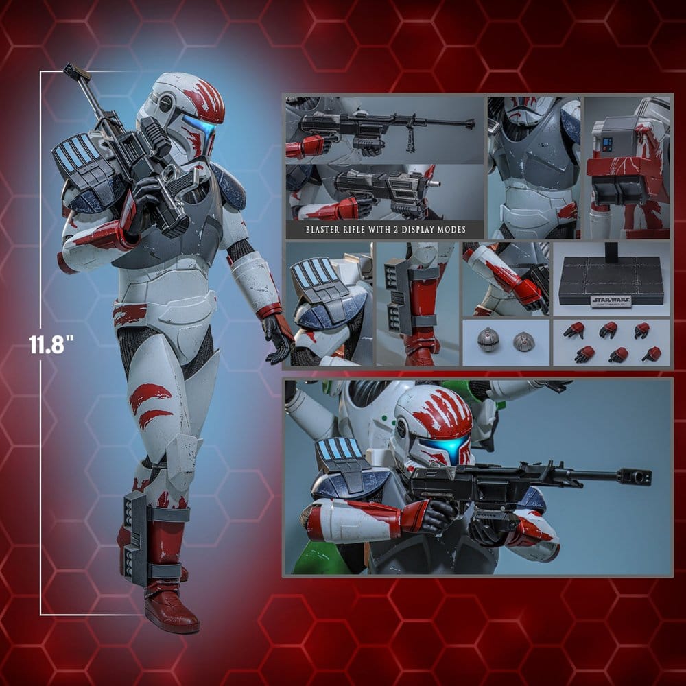 Hot Toys Star Wars The Clone Wars Clone Commando Sev (Hot Toys Exclusive) 1/6 Actionfigur