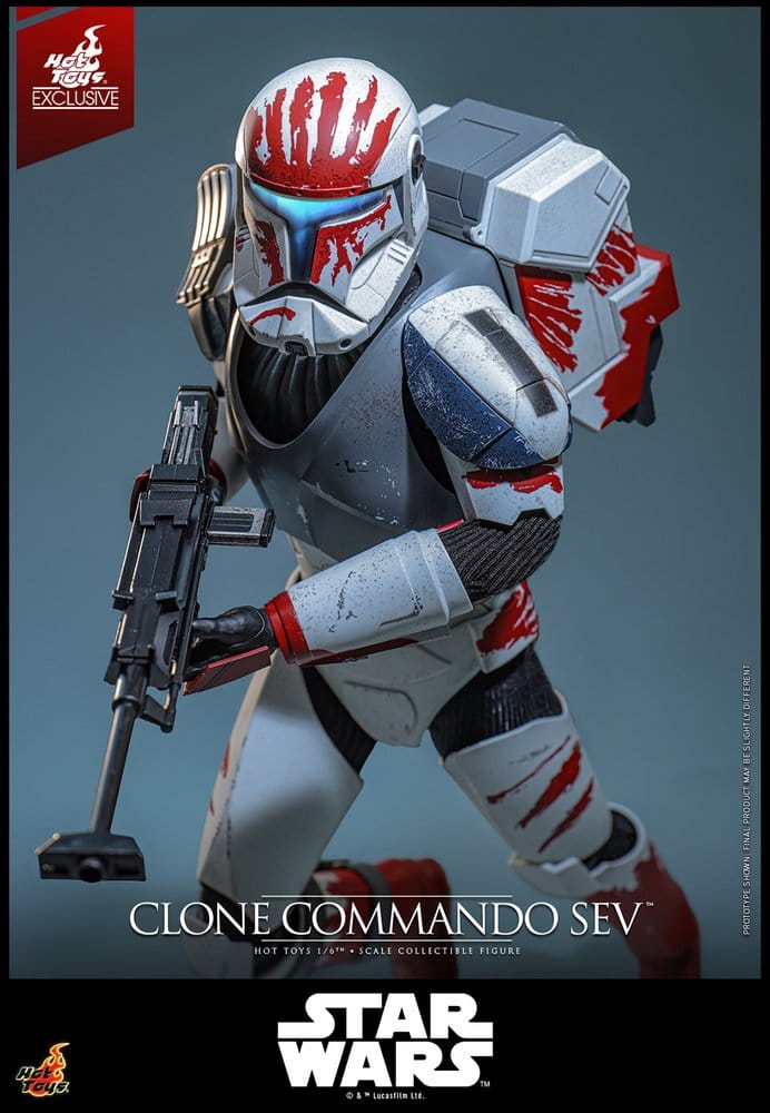 Hot Toys Star Wars The Clone Wars Clone Commando Sev (Hot Toys Exclusive) 1/6 Actionfigur