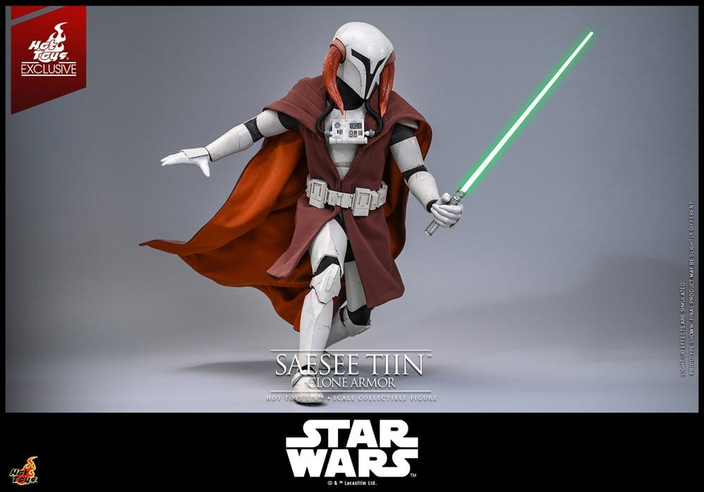 Hot Toys Star Wars The Clone Wars Saesee Tiin (Clone Armor) (Hot Toys Exclusive) 1/6 Actionfigur