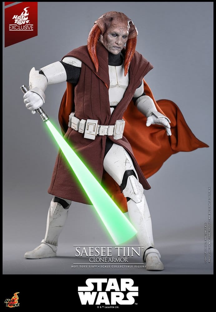Hot Toys Star Wars The Clone Wars Saesee Tiin (Clone Armor) (Hot Toys Exclusive) 1/6 Actionfigur