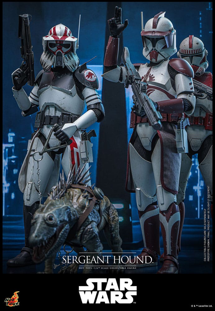 Hot Toys Star Wars The Clone Wars Sergeant Hound 1/6 Actionfigur