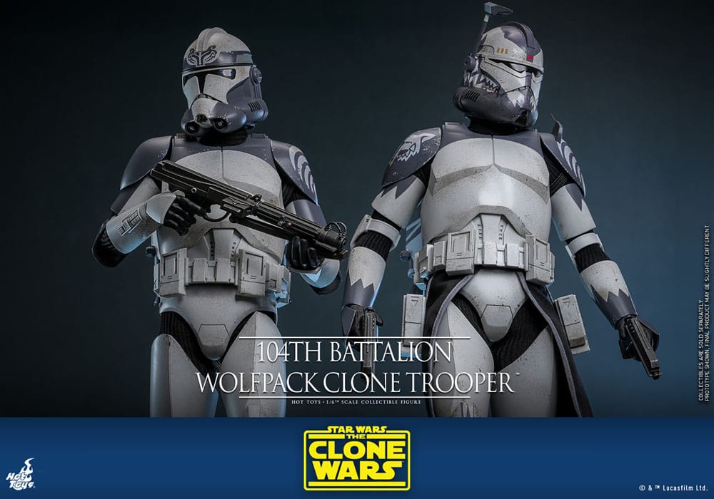 Hot Toys Star Wars The Clone Wars Wolfpack Clone Trooper 1/6 Actionfigur