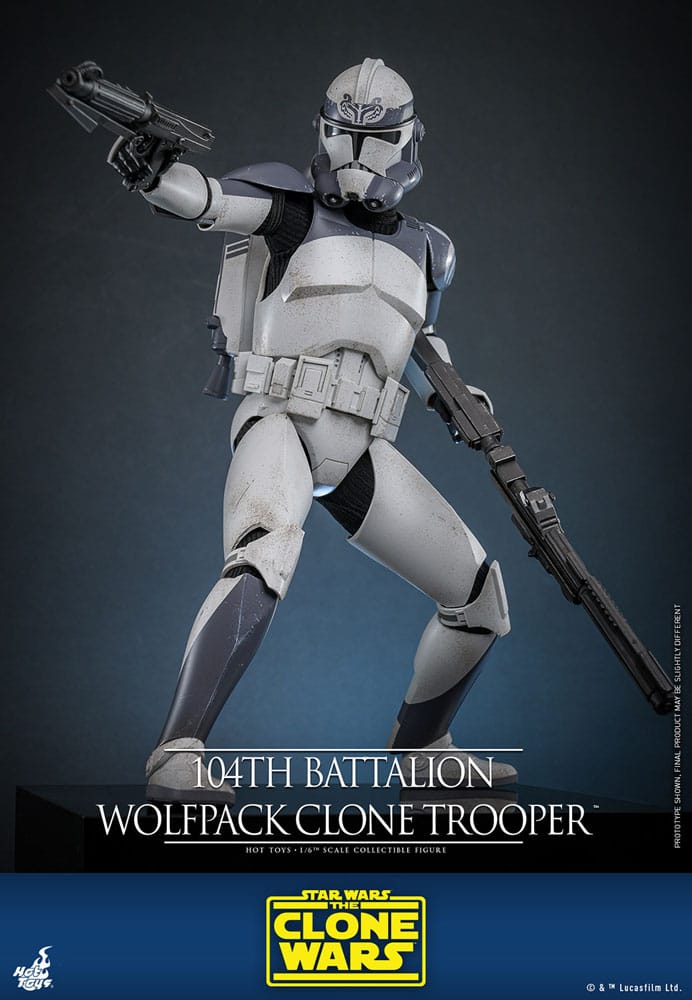 Hot Toys Star Wars The Clone Wars Wolfpack Clone Trooper 104th Battalion 1/6 Actionfigur