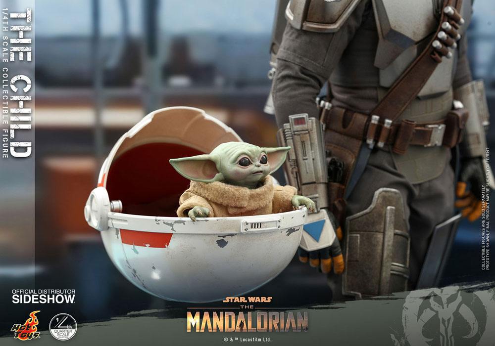Hot Toys Star Wars The Mandalorian Actionfigur 1/4 The Child 9 cm