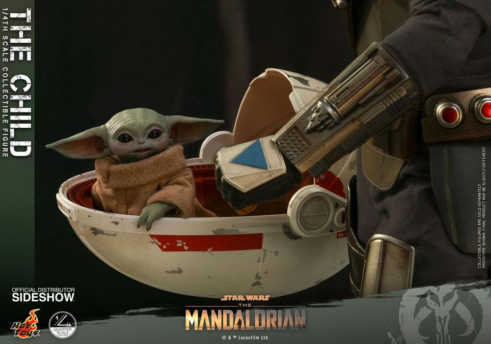 Hot Toys Star Wars The Mandalorian Actionfigur 1/4 The Child 9 cm