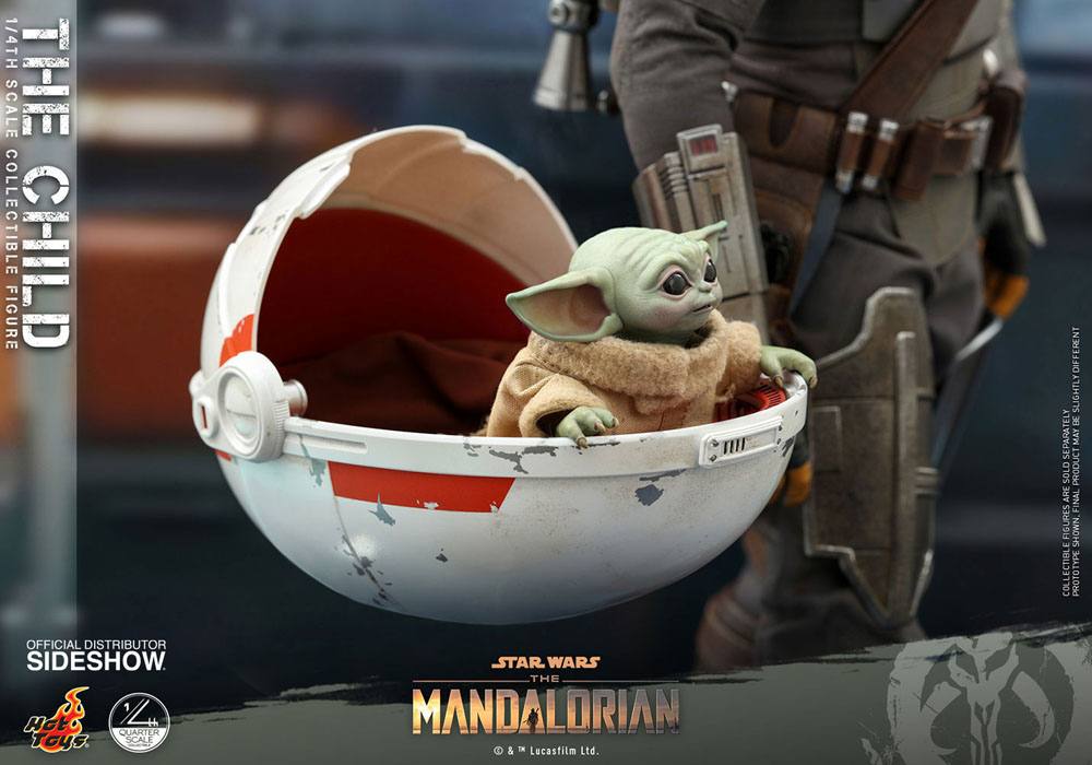 Hot Toys Star Wars The Mandalorian Actionfigur 1/4 The Child 9 cm
