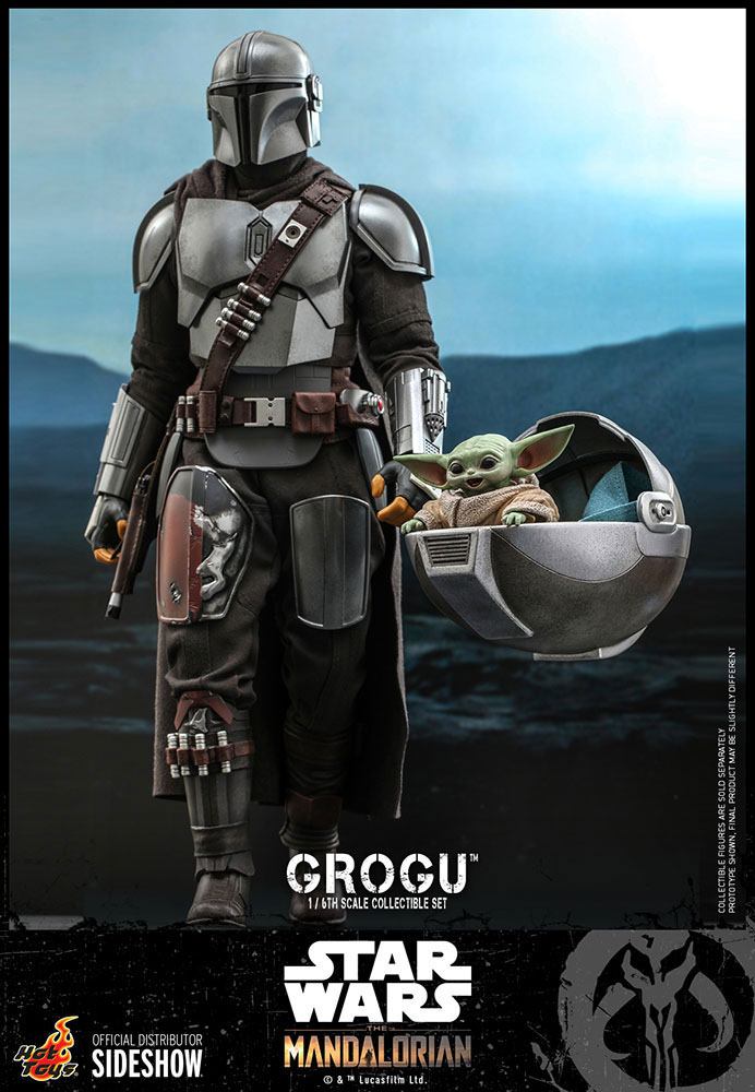Hot Toys Star Wars The Mandalorian Actionfiguren 1/6 Grogu 3er-Set