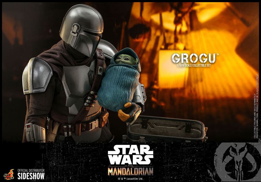 Hot Toys Star Wars The Mandalorian Actionfiguren 1/6 Grogu 3er-Set