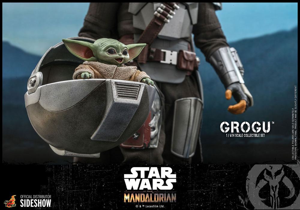 Hot Toys Star Wars The Mandalorian Actionfiguren 1/6 Grogu 3er-Set