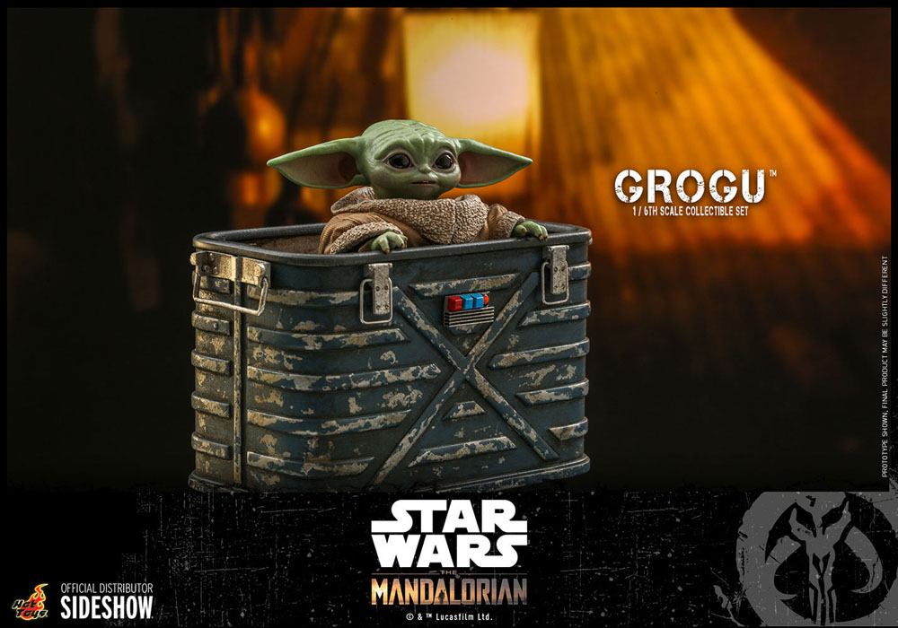 Hot Toys Star Wars The Mandalorian Actionfiguren 1/6 Grogu 3er-Set