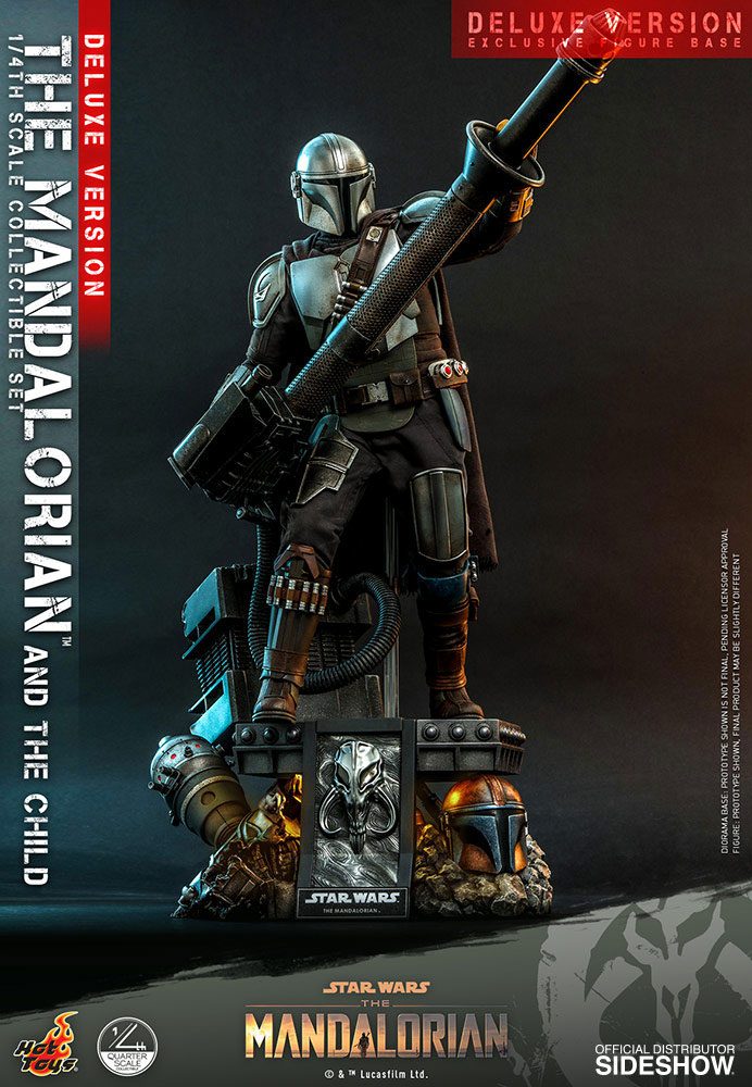 Hot Toys Star Wars The Mandalorian Actionfiguren Doppelpack 1/4 The Mandalorian & The Child Deluxe 46 cm