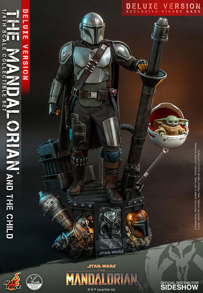 Hot Toys Star Wars The Mandalorian Actionfiguren Doppelpack 1/4 The Mandalorian & The Child Deluxe 46 cm