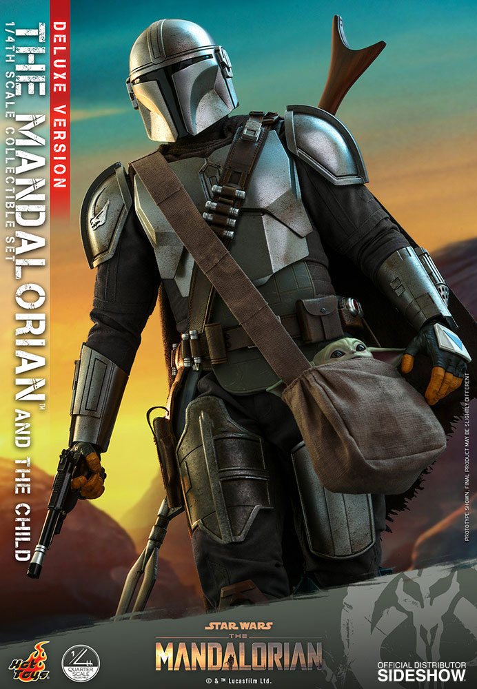 Hot Toys Star Wars The Mandalorian Actionfiguren Doppelpack 1/4 The Mandalorian & The Child Deluxe 46 cm