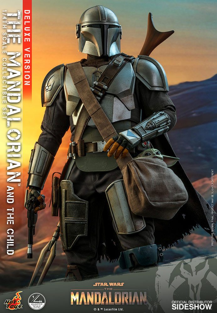Hot Toys Star Wars The Mandalorian Actionfiguren Doppelpack 1/4 The Mandalorian & The Child Deluxe 46 cm