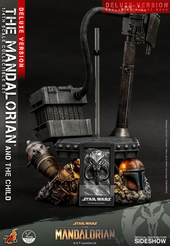 Hot Toys Star Wars The Mandalorian Actionfiguren Doppelpack 1/4 The Mandalorian & The Child Deluxe 46 cm