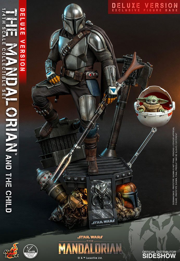 Hot Toys Star Wars The Mandalorian Actionfiguren Doppelpack 1/4 The Mandalorian & The Child Deluxe 46 cm
