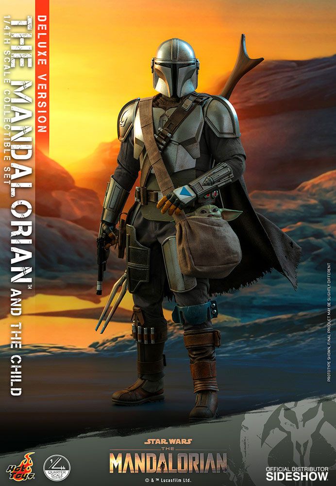 Hot Toys Star Wars The Mandalorian Actionfiguren Doppelpack 1/4 The Mandalorian & The Child Deluxe 46 cm