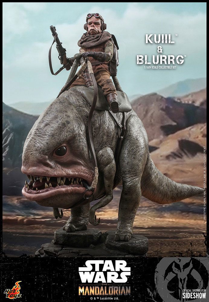 Hot Toys Star Wars The Mandalorian Actionfiguren Doppelpack 1/6 Kuiil & Blurrg 37 cm