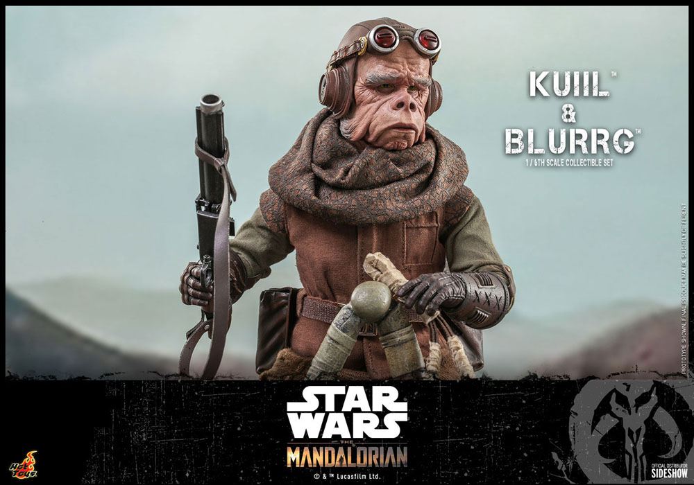 Hot Toys Star Wars The Mandalorian Actionfiguren Doppelpack 1/6 Kuiil & Blurrg 37 cm