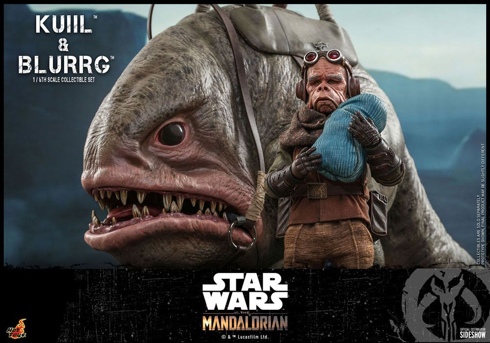 Hot Toys Star Wars The Mandalorian Actionfiguren Doppelpack 1/6 Kuiil & Blurrg 37 cm