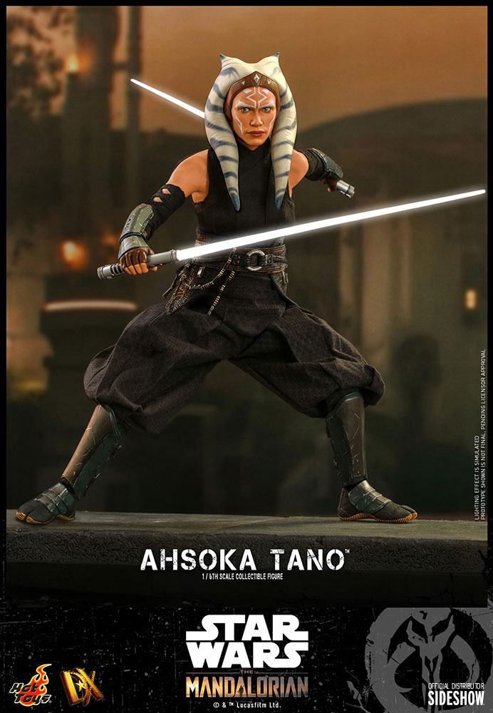 Hot Toys Star Wars The Mandalorian Ahsoka Tano 1/6 Actionfigur Beschädigte Verpackung