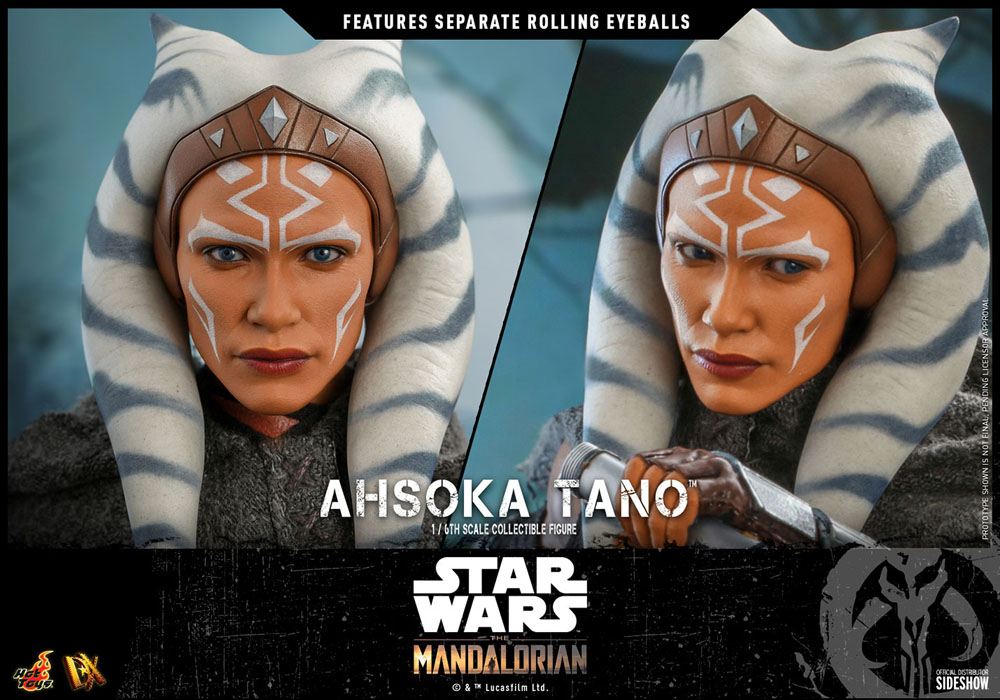 Hot Toys Star Wars The Mandalorian Ahsoka Tano 1/6 Actionfigur Beschädigte Verpackung