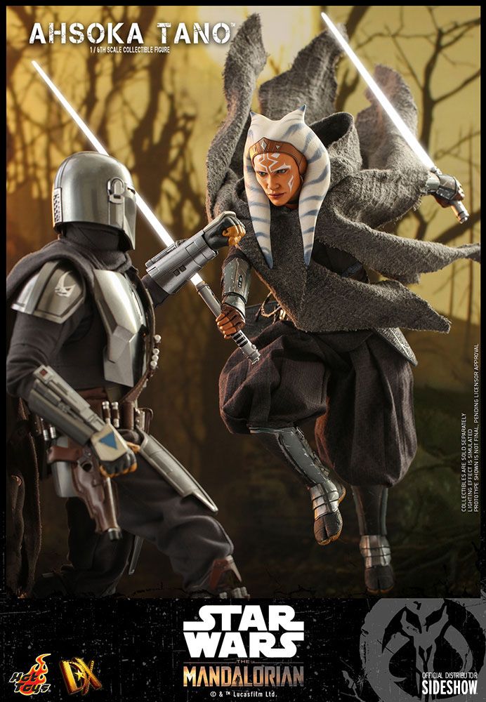 Hot Toys Star Wars The Mandalorian Ahsoka Tano 1/6 Actionfigur Beschädigte Verpackung