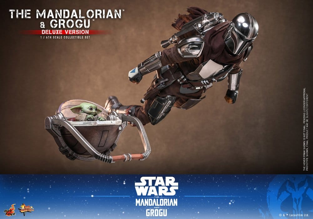 Hot Toys Star Wars The Mandalorian & Grogu (Deluxe Version) 1/6 Actionfigur