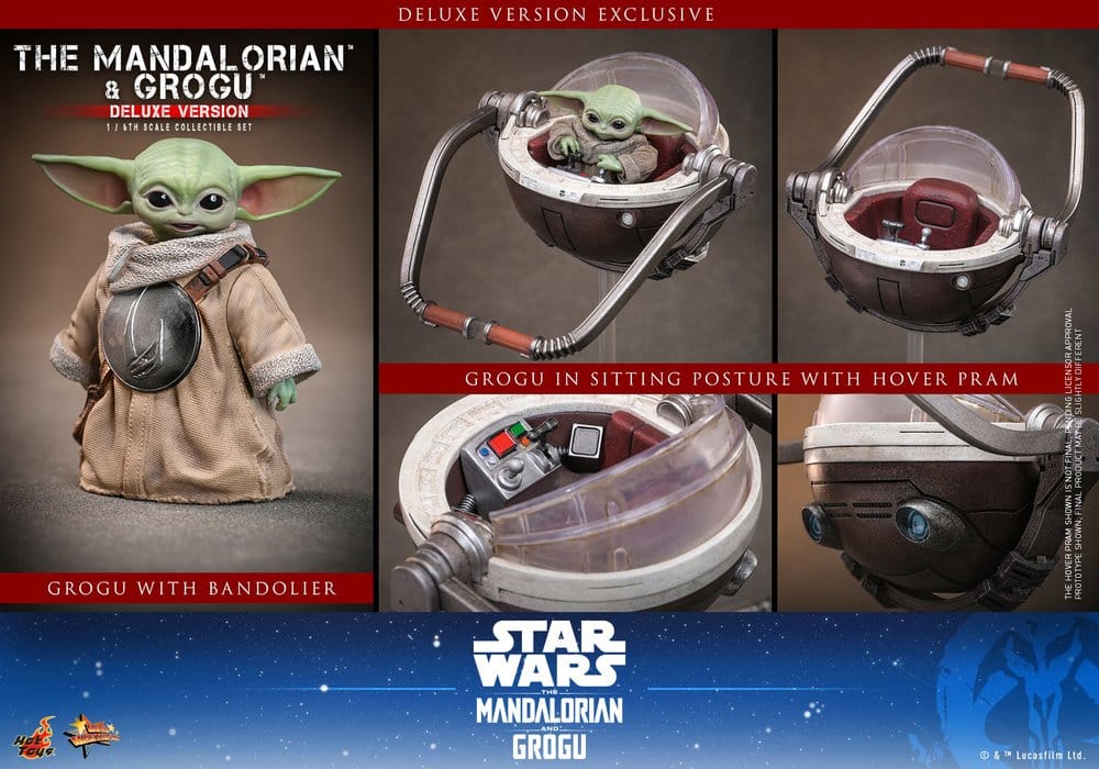 Hot Toys Star Wars The Mandalorian & Grogu (Deluxe Version) 1/6 Actionfigur