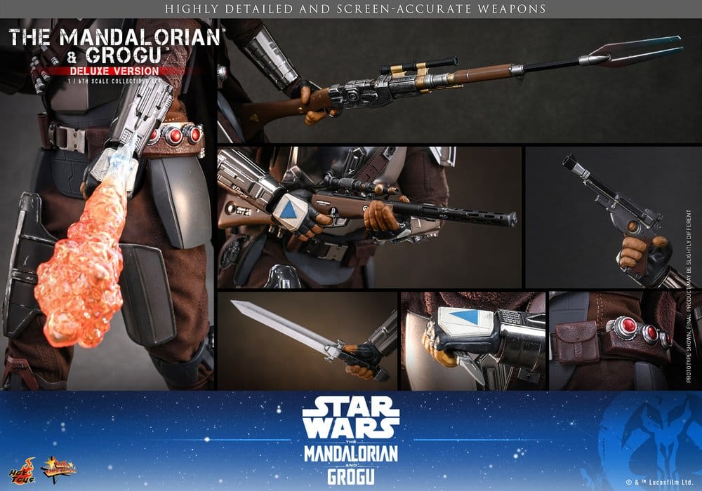 Hot Toys Star Wars The Mandalorian & Grogu (Deluxe Version) 1/6 Actionfigur