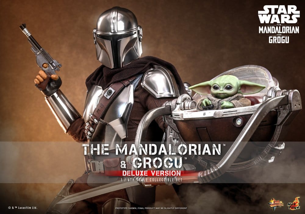 Hot Toys Star Wars The Mandalorian & Grogu (Deluxe Version) 1/6 Actionfigur