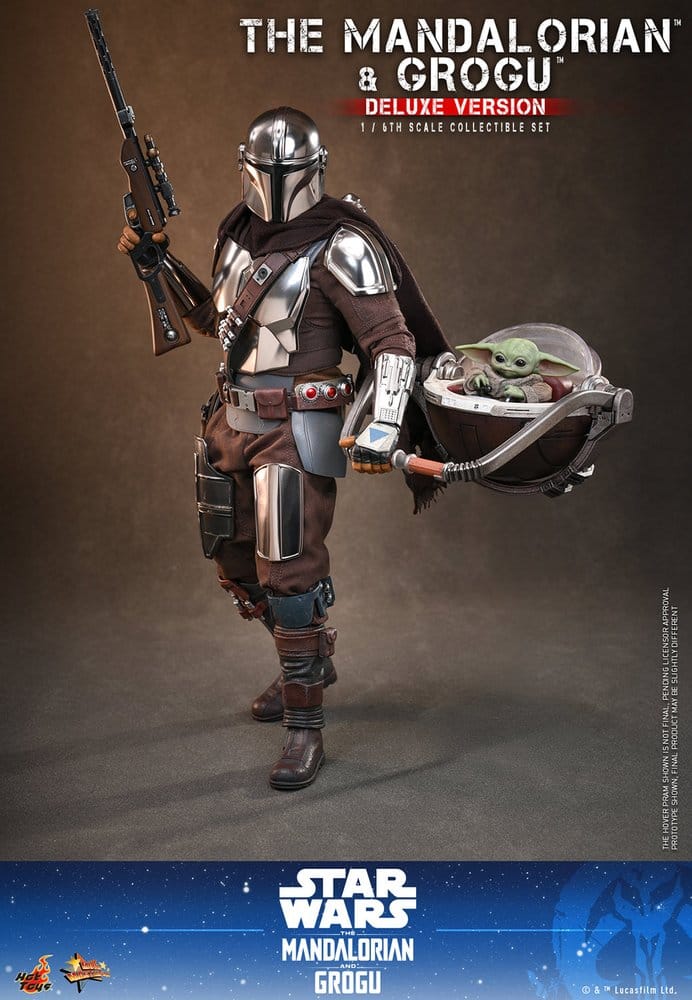 Hot Toys Star Wars The Mandalorian & Grogu (Deluxe Version) 1/6 Actionfigur