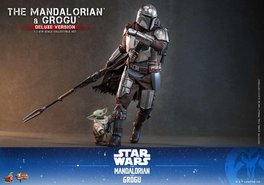 Hot Toys Star Wars The Mandalorian & Grogu (Deluxe Version) 1/6 Actionfigur